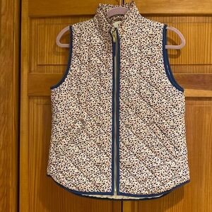 Jcrew Mercantile ditsy floral quilted vest, S🌸